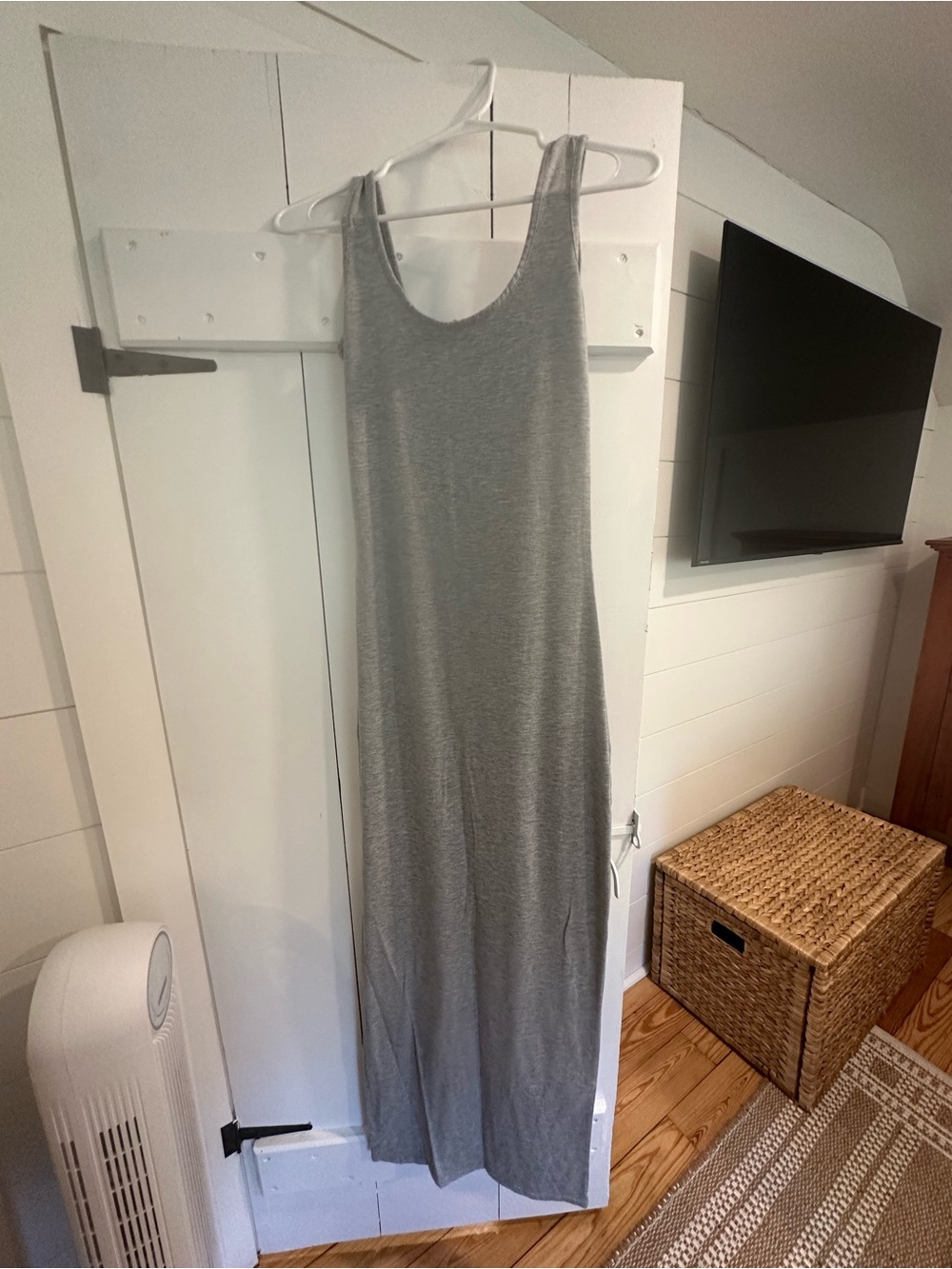 Classic Grey Tank Maxi Dress